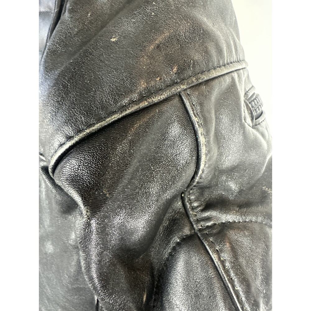 Vintage Hein Gericke x Harley Davidson Leather Motorcycle Jacket Double Zipper - Picture 11 of 16